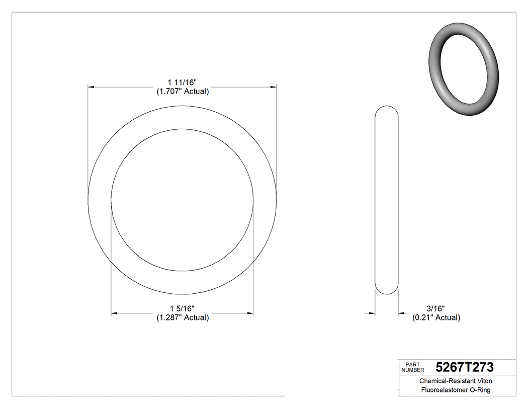 Technical drawing - 5267T273